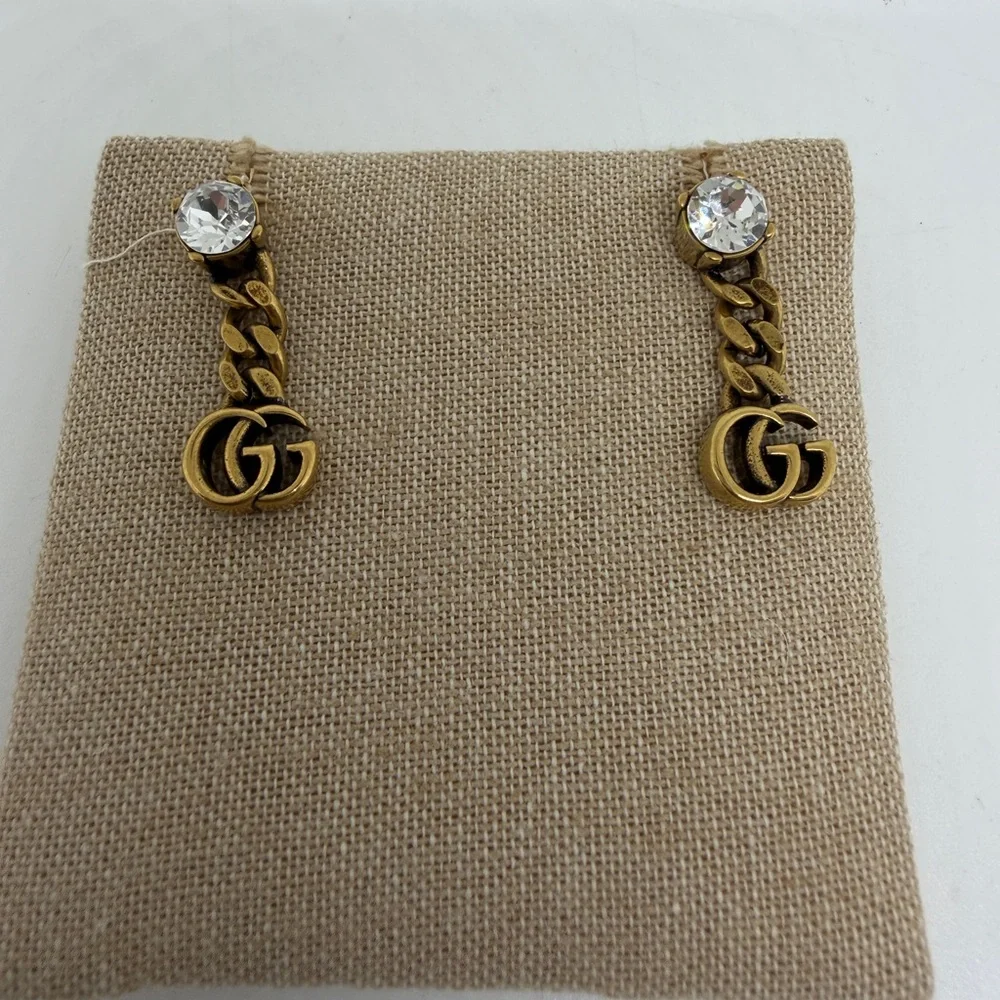 Authentic Gucci GG drop earring - Picture 2 of 3
